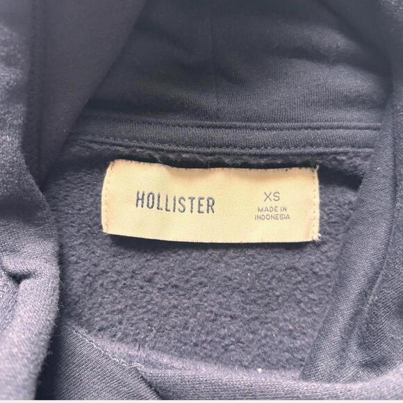 Navy Blue Hollister Co Hoodie - Picture 2 of 4